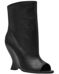 Steve Madden - Rylix Peep Toe Sculpted Wedge Booties - Lyst