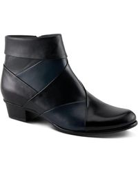 Spring Step - Mayvilla Colorblock Leather Bootie - Lyst