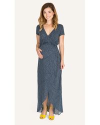 Nom Maternity - Maternity Delilah Wrap Maxi Dress - Lyst