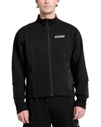 Guess - Full-zip Logo Sweatshirt - Lyst