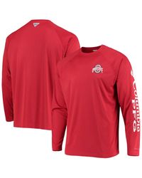 Columbia - Pfg Ohio State Buckeyes Terminal Tackle Omni-shade Long Sleeve T-shirt - Lyst