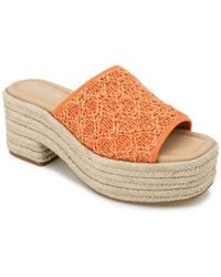 Kenneth Cole - Elissa Platform Dress Sandals - Lyst