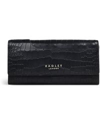 Radley - Pockets 2.0 Faux Croc Mini Flapover Wallet - Lyst