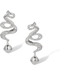 Retro Chic - Wave Earrings - Lyst
