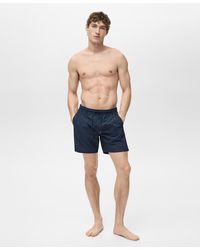 Mango - Drawstring Swim Trunks - Lyst