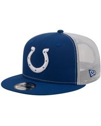 KTZ - Indianapolis Colts Core Team 9fifty Trucker Snapback Hat - Lyst