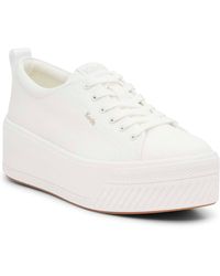 Keds - Skyler Canvas Lace-up Platform Casual Sneakers From Finish Line - Lyst