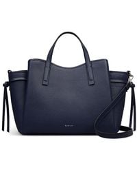 Radley - Blake Gardens Large Leather Ziptop Grab Bag - Lyst
