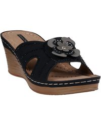 Gc Shoes - Fiora Floral Wedge Sandals - Lyst