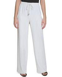 Calvin Klein - Striped Drawstring-waist Cargo Pants - Lyst