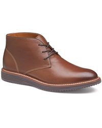 Johnston & Murphy - Upton Leather Chukka Boots - Lyst