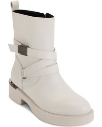 DKNY - Taeta Strappy Zip Boots - Lyst