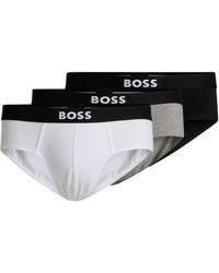 BOSS - Hugo By 3-pack Logo Briefs - Lyst