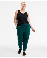 ID Ideology - Plus Size Fleece jogger Sweatpants - Lyst