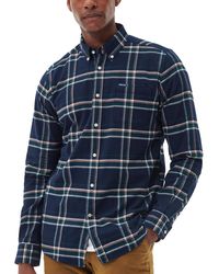 Barbour - Ronan Tailored Fit Long-sleeve Button-down Check Shirt - Lyst