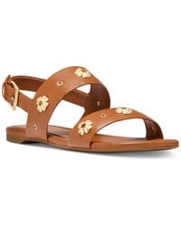 Kate Spade - Spade Flower Studded Flat Sandals - Lyst