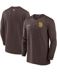 Nike - San Diego Padres Authentic Collection Game Time Performance Quarter-zip Top - Lyst