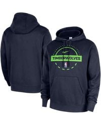 Nike - Minnesota Timberwolves 2025/26 Authentic Practice Club Pullover Hoodie - Lyst