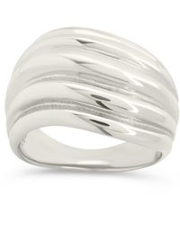 Sterling Forever - Skylar Layered Statement Ring - Lyst