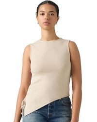 Levi's - Alila Asymmetrical Ribbed-knit Tank Top - Lyst