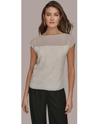 Donna Karan - Short-sleeve Top - Lyst
