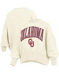 Pressbox - Oklahoma Sooners Oversized Waist-length Crewneck Sweatshirt - Lyst