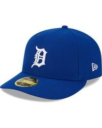 KTZ - Detroit Tigers White Logo Low Profile 59fifty Fitted Hat - Lyst