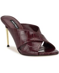 Nine West - Sancie Crisscross Stiletto Sandals - Lyst