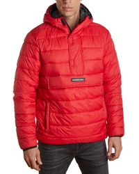 Members Only - Popover Puffer Jacket - Lyst