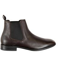 BOSS - Boss Colby Grainy Round Toe Shoes - Lyst