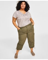 Style & Co. - Mid-rise Cargo Capri Pants - Lyst