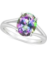 Macy's - Oval Split Shank Solitaire Ring (3-5/8 Ct. T.w. - Lyst