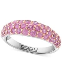 Effy - Effy Pink Sapphire Cluster Band (1-5/8 Ct. T.w. - Lyst