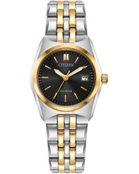 Citizen - Eco-drive Corso Stainless Steel Bracelet Watch 28mm - Lyst
