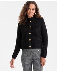 INC International Concepts - Petite Yarn-blend Button-down Cardigan Sweater - Lyst