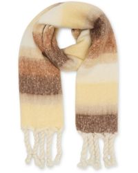 Steve Madden - Varsity Striped Fringe Scarf - Lyst