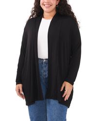 Vince Camuto - Plus Size Solid Open-front Cardigan Sweater - Lyst