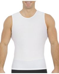 Instaslim - Big & Tall Power Mesh Compression Sleeveless Crewneck Shirt - Lyst