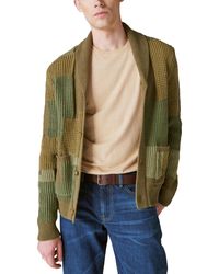 Lucky Brand - Shawl-collar Button-front Cardigan Sweater - Lyst