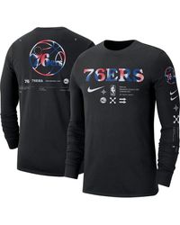 Nike - Philadelphia 76ers Essential Air Traffic Control Long Sleeve T-shirt - Lyst