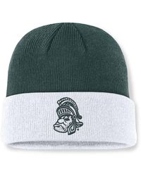 Nike - Green/white Michigan State Spartans Legacy Terra Cuffed Knit Hat - Lyst
