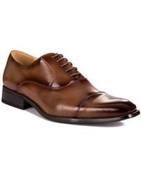 Gino Vitale - Lace-up Cap Toe Dress Oxfords Shoes - Lyst