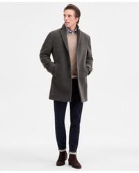 Calvin Klein - Slim-fit Wool Blend Overcoat - Lyst