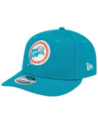 KTZ - Miami Dolphins Main Low Profile 9fifty Snapback Hat - Lyst