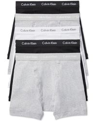Calvin Klein - 5-pack Cotton Classic Boxer Briefs Underwear - Lyst