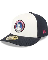 KTZ - Navy/white Cleveland Guardians City Connect Batting Practice Low Profile 59fifty Fitted Hat - Lyst