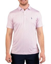 Tailorbyrd - Martini Glasses Printed Performance Polo - Lyst