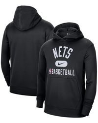 Nike - Brooklyn Nets 2021-2022 Spotlight On Court Performance Practice Pullover Hoodie - Lyst