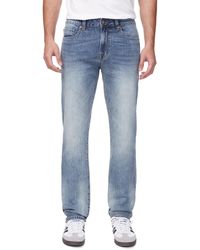 Buffalo David Bitton - Buffalo Straight Six Sanded And Contrasted Jeans - Lyst