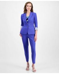Tahari - Roll Tab Jacket Printed Tank Top Ankle Pants - Lyst